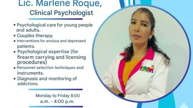 Lic. Marlene Roque, Clinical Psychologist English Poster