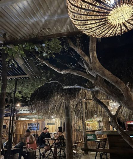 Colorful international dishes served at Sauced restaurant in San Juan del Sur, Nicaragua