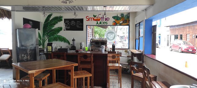 Cache Cache's cozy dining area in San Juan del Sur, Nicaragua