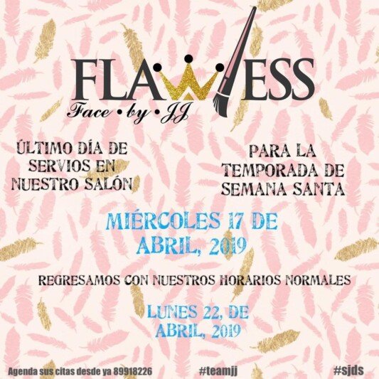 FlawlessFacebyjj beauty salon in San Juan del Sur, Nicaragua, offering professional makeup and hair treatments