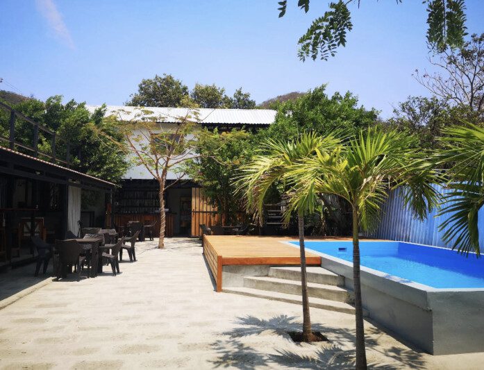 Bottoms Up in San Juan del Sur is a popular bar and restaurant