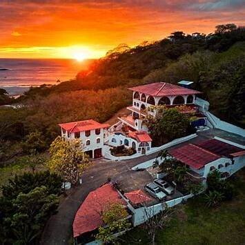 ViYarte Boutique Hotel pool and yoga shala with sweeping ocean views in Playa Marsella, San Juan del Sur