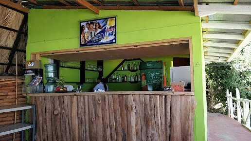 Beachfront view from Maderas Sunset Bar & Restaurante during sunset in Playa Maderas, Nicaragua