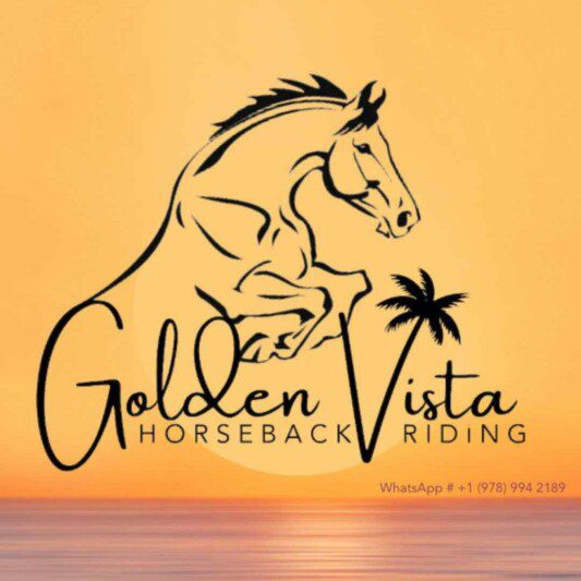 Logo for Golden Vista Horseback riders