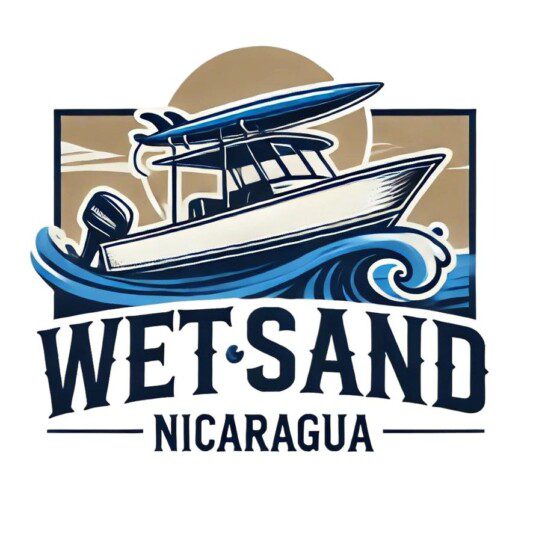 Wet Sand Nica 21-foot charter boat sailing off San Juan del Sur coast