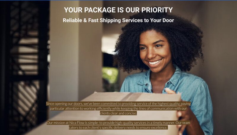 NicaFlow – Hassle‑Free Goods Import Service into Nicaragua Image of woman holding a box.