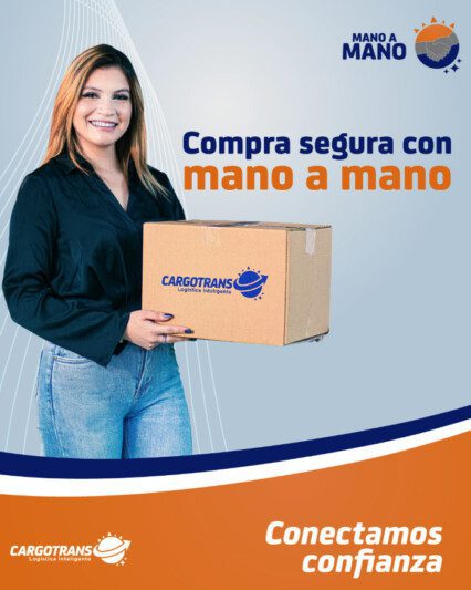 A woman holding a box at Cargotrans Cargotrans ready for nationwide logistics operations