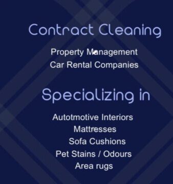 New Again Cleaning advertising poster