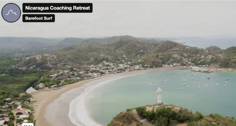 Barefoot Surf Travel Nicaragua image of the ocean