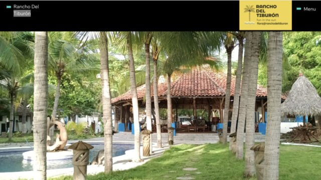 Rancho del Tiburón Rustic beachfront lodge with hammocks as the view from the ocean