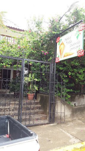 Hotel Villa Isabella courtyard pool and tropical guesthouse in San Juan del Sur, Nicaragua