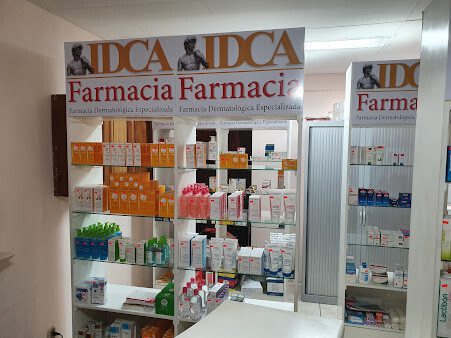 Front view of IDCA Admon Pharmacy entrance at IDCA Clinic in Managua Nicaragua