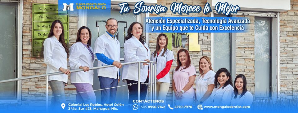 Front entrance of Mongalo Dental Clinic, Managua
