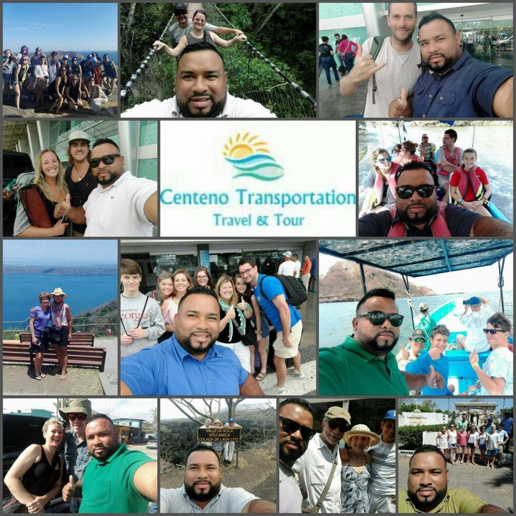 Servicio de traslado en furgoneta y transporte de viajes de Centeno Transportation Travel & Tours en Nicaragua