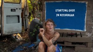 Lauren Bucklin making art in Nicaragua