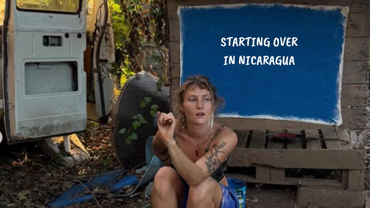Lauren Bucklin haciendo arte en Nicaragua