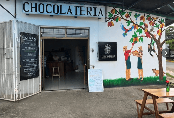 Choco Rico Organic Chocolate Shop Front