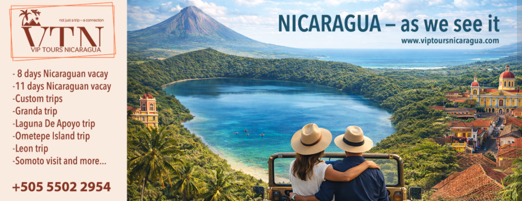 VTN VIP Tours Nicaragua private tours across beaches volcanoes islands and colonial cities