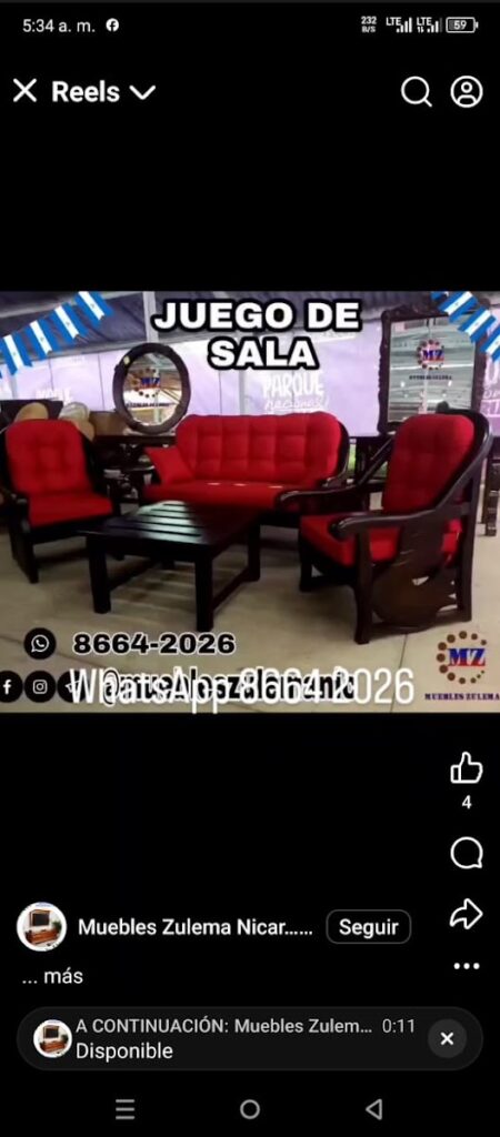 Muebles Zulema Nicaragua