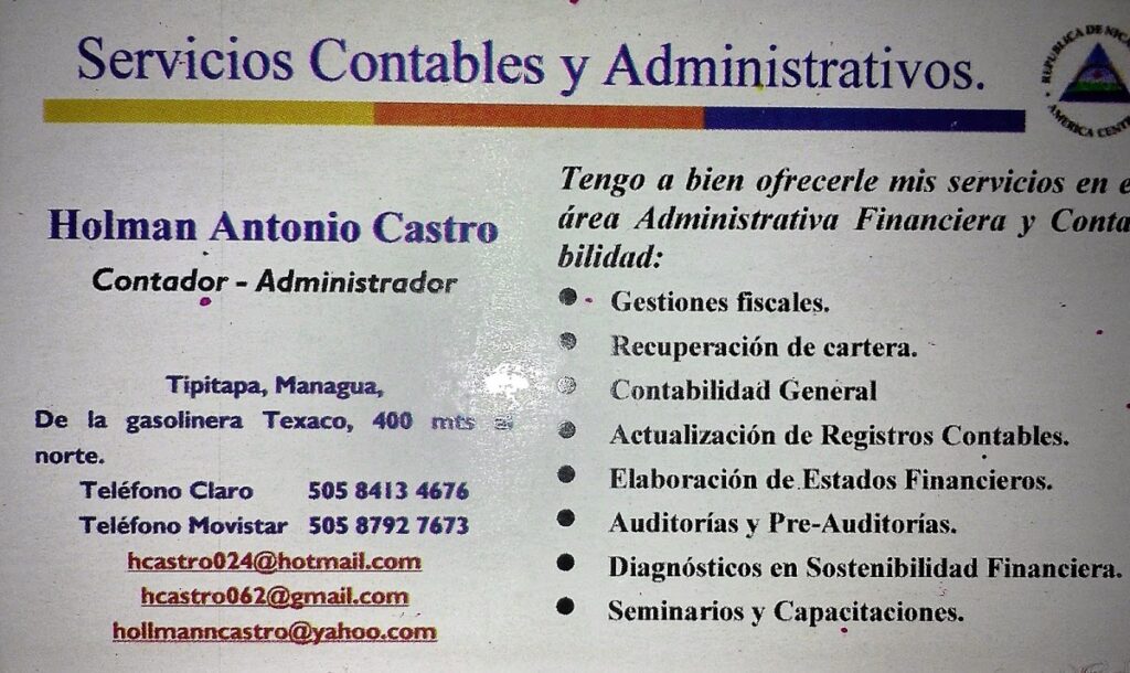 Servicios Contables Y Administrativos