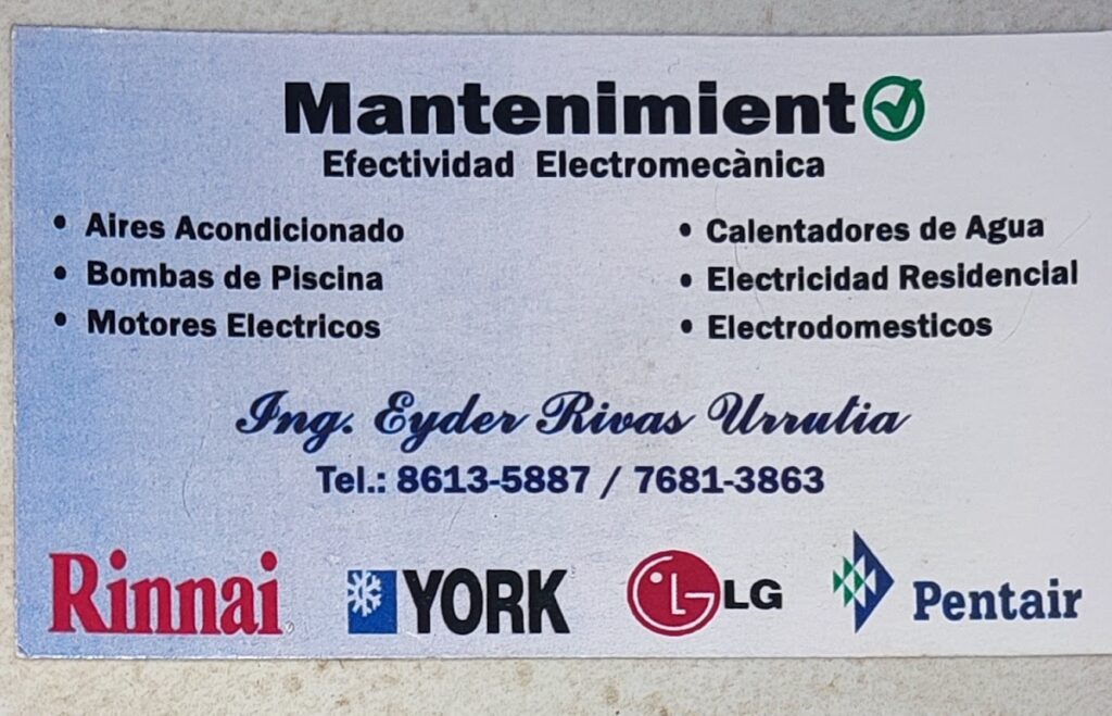Taller de Instalación, Reparación y Mantenimiento de Equipos Residenciales