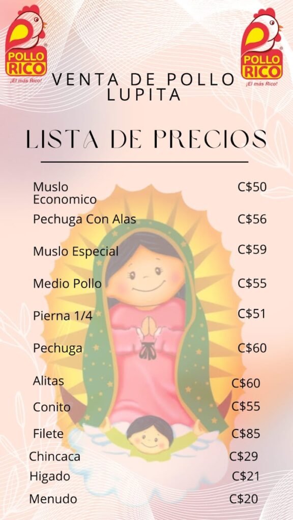 Venta de pollo Lupita
