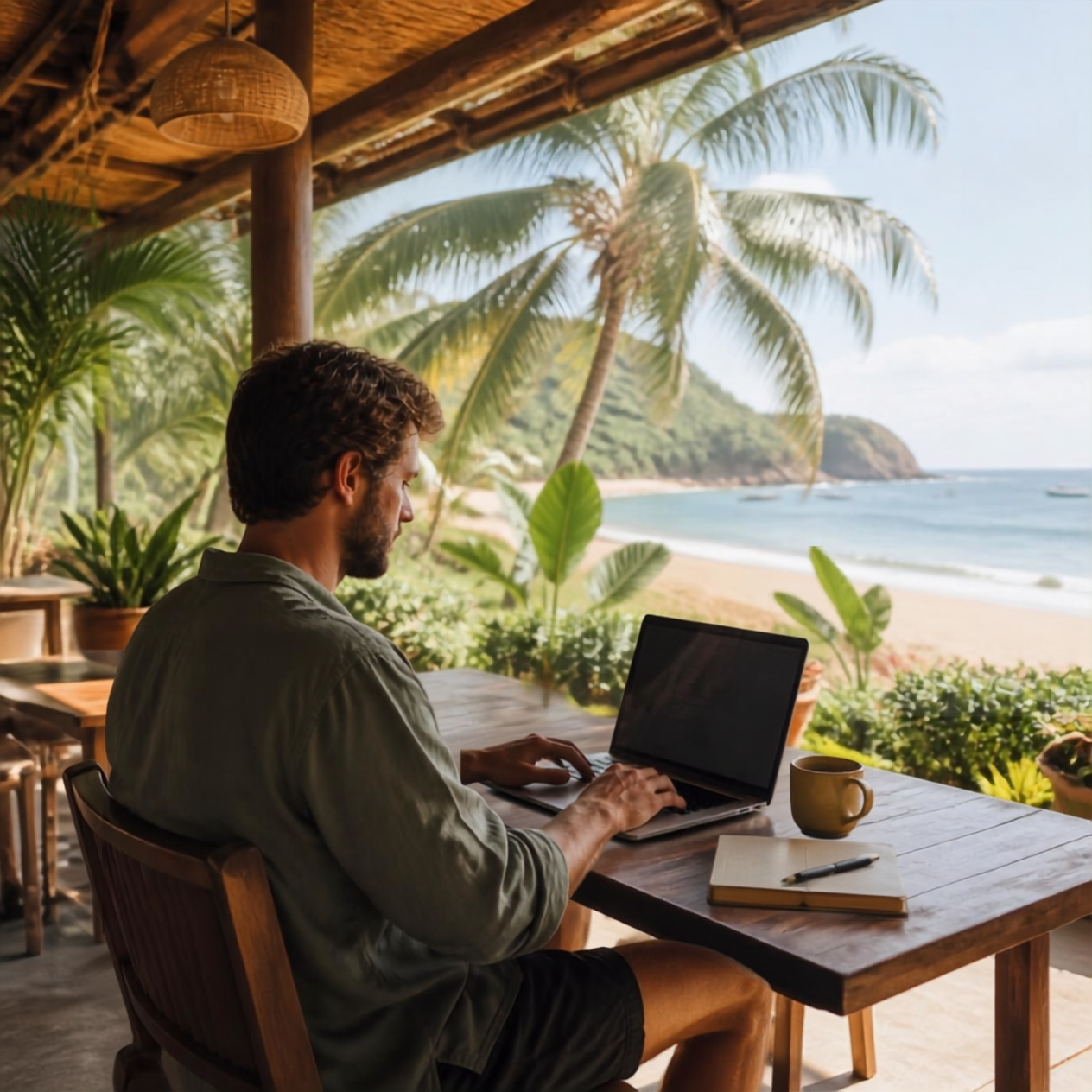 Digital Nomads in Nicaragua working from a coworking space in San Juan del Sur